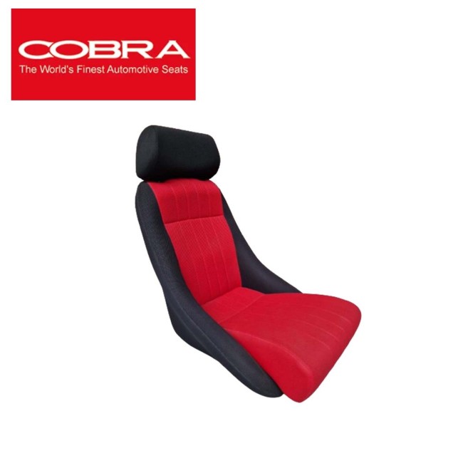 Siège baquet Austin Mini - Cobra Classic (Noir/Rouge)