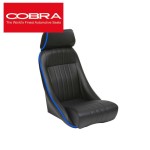 Siège baquet Austin Mini - Cobra Classic (Noir/Bleu)
