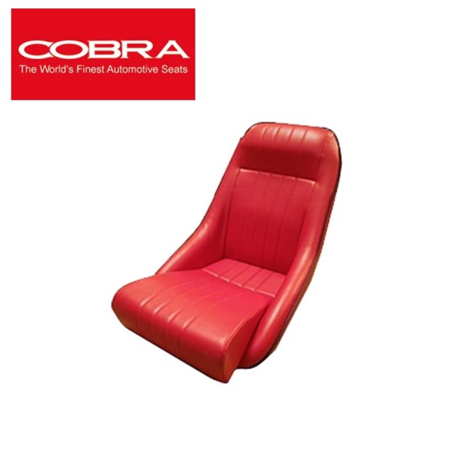 Pack 2 sièges baquet + 1 housse banquette - Cobra Classic (Rouge)