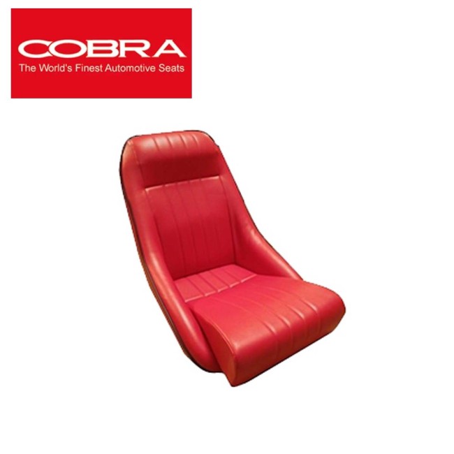 Pack 2 sièges baquet + 1 housse banquette - Cobra Classic (Rouge)