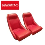 Pack 2 sièges baquet + 1 housse banquette - Cobra Classic (Rouge)