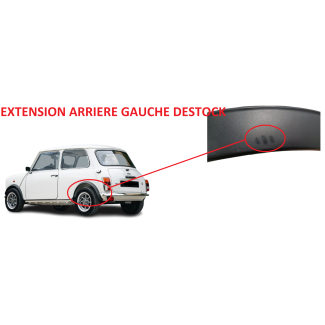 Extension aile Arrière Gauche Austin Mini - DESTOCK