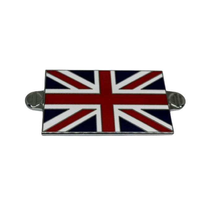Badge drapeau anglais émaillé à coller 38 x 21 mm