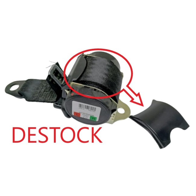 Ceinture sécurité avant MGB - Noir - DESTOCK
