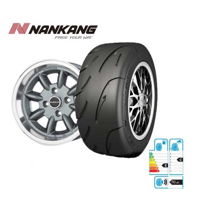 Pack 1 jante 6 x 13 Superlite - Anthracite (Pneu au choix)