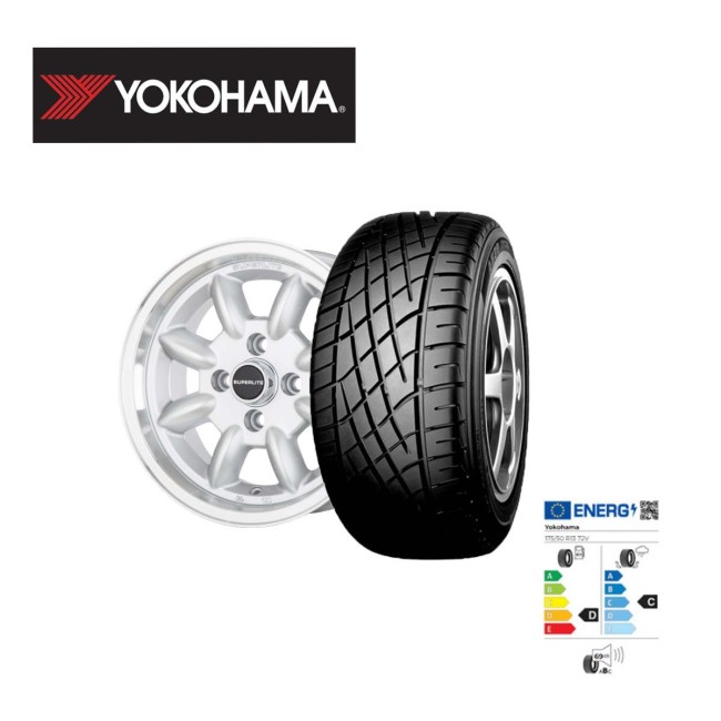 Pack 1 jante 6 x 13 Superlite - Gris (Pneu au choix)