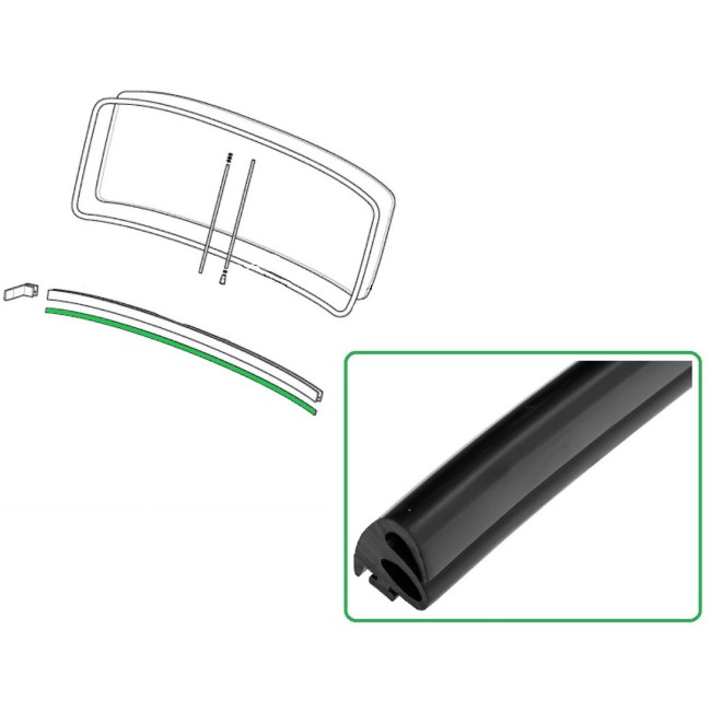 Joint de pare brise Latéral - MGB - 1962 / 80