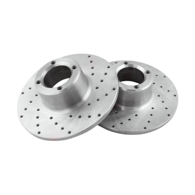 8.4'' Disque de frein percé (la paire)-Austin Mini