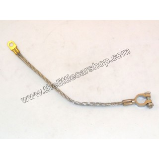 Tresse de masse avec cosse de cable de batterie - négatif -