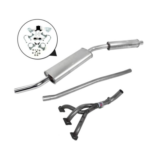 L2C - Ligne d'échappement RC40 Freeflow - Sortie latérale Ø50