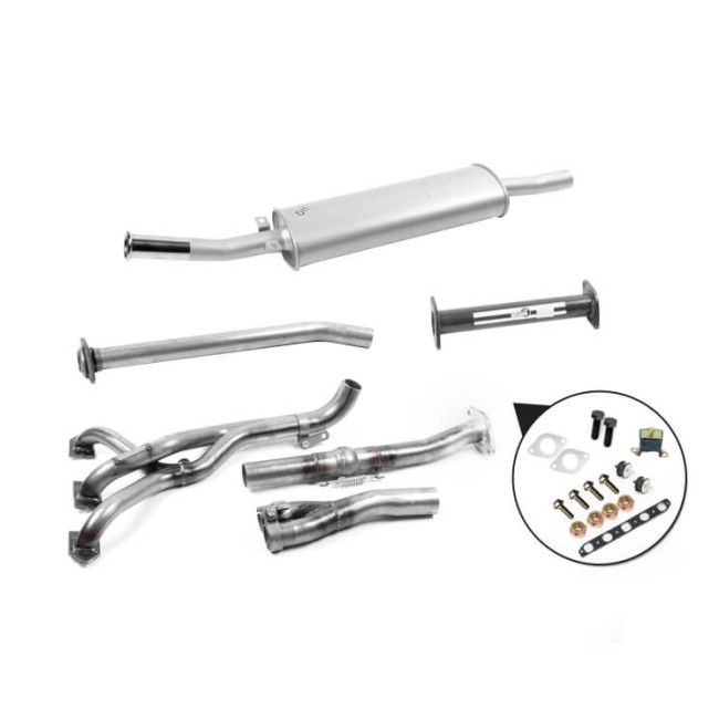 S7 - Ligne échappement RC40 - Sortie centrale Ø65 mm -