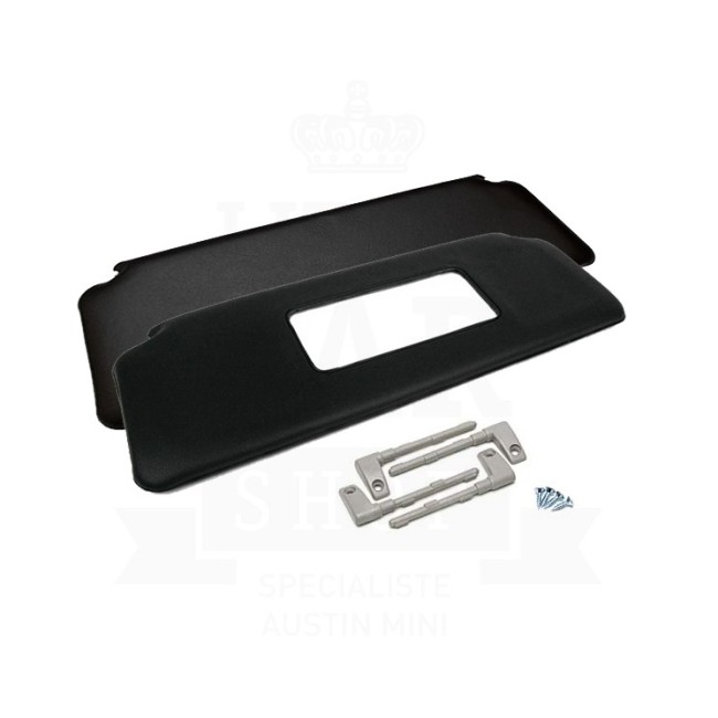 Pare soleil Noir / Noir - la paire avec fixations-Austin Mini