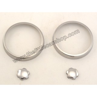 Enjoliveurs chromé d'aérateur avec bouton (la paire)- Austin