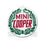Autocollant rond Rover Cooper (50 mm) ORIGINE - Austin