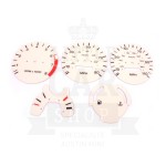 Fond de compteur - couleurs au choix-Austin Mini