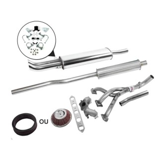 S1LI3D - Kit Stage 1 Freeflow INOX avec détente - Double Sortie