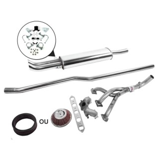 S1LI3C - Kit Stage 1 Freeflow INOX - Double Sortie Centrale Ø55