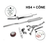 S1LI2D - Kit Stage 1 Freeflow INOX - Sortie Centrale Ø65 mm
