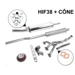 S1LI2D - Kit Stage 1 Freeflow INOX - Sortie Centrale Ø65 mm