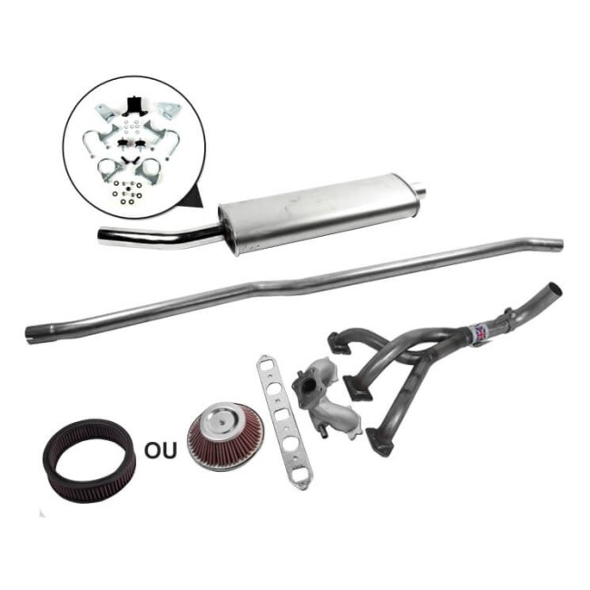 S1F - Kit Échappement Stage 1 RC40 Freeflow avec Sortie