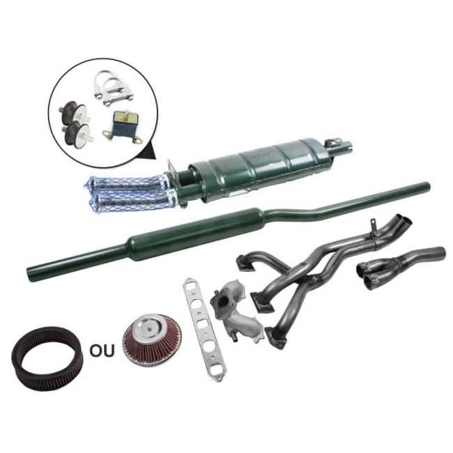 SM3A - Kit Échappement Stage 1 Maniflow LCB avec Double Sortie