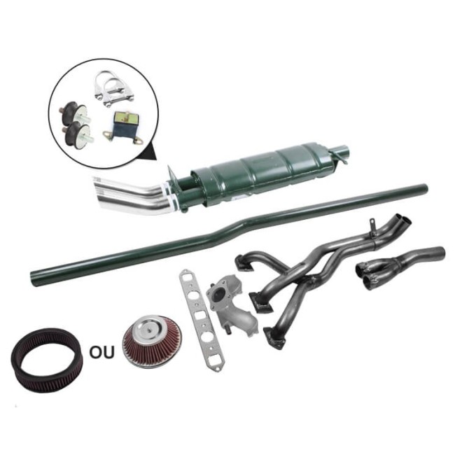 SM4A - Kit Échappement Stage 1 Maniflow LCB avec Double Sortie