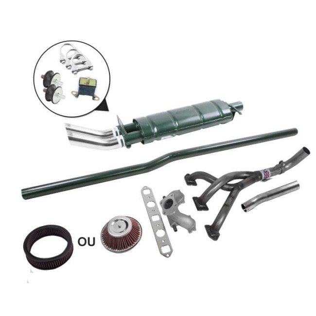 SM4B - Kit Échappement Stage 1 Maniflow Freeflow avec Double