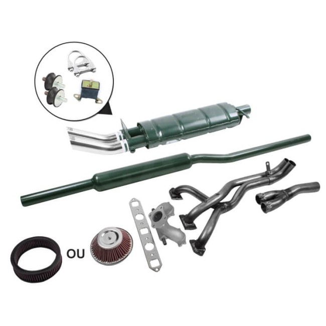 SM5A - Kit Échappement Stage 1 Maniflow LCB avec Double Sortie