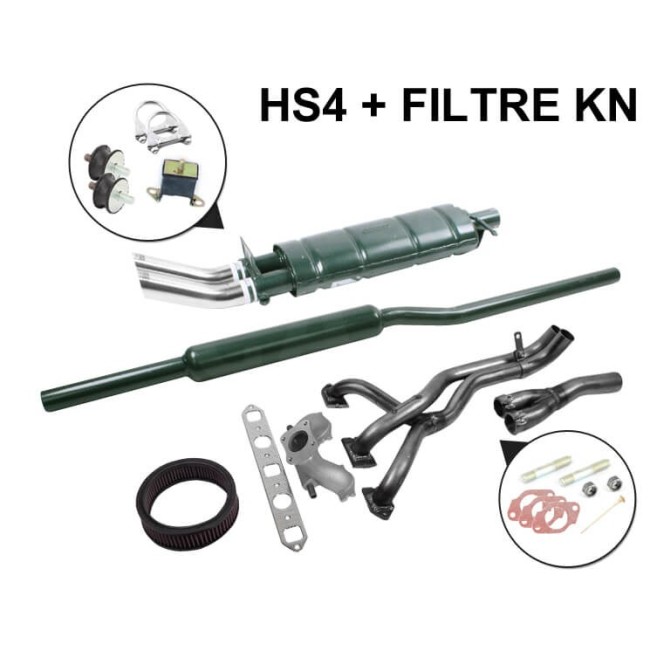 SM5A - Kit Échappement Stage 1 Maniflow LCB avec Double Sortie