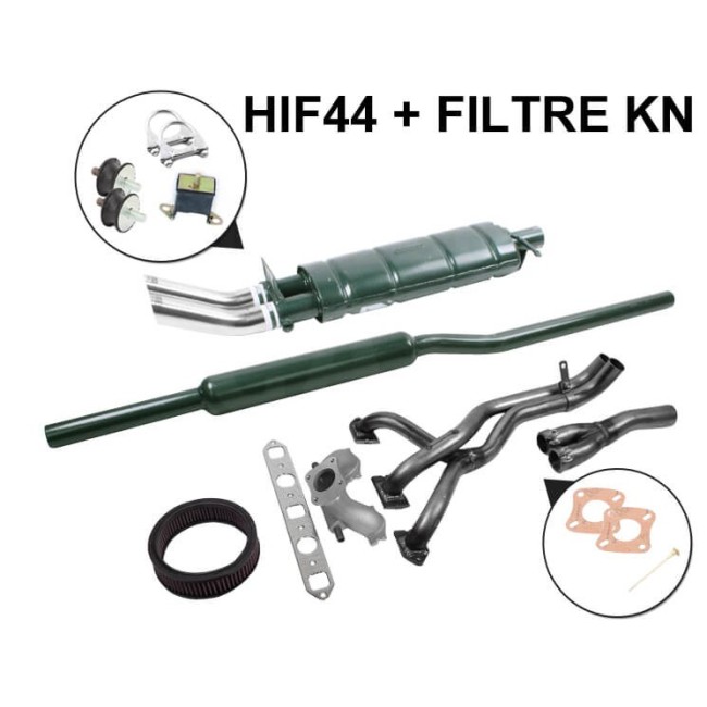 SM5A - Kit Échappement Stage 1 Maniflow LCB avec Double Sortie