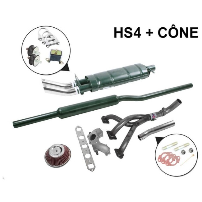 SM5B - Kit Échappement Stage 1 Maniflow Freeflow avec Double