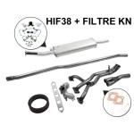 S2L - Kit Échappement Stage 1 RC40 LCB avec Sortie Centrale Ø55