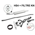 S2L - Kit Échappement Stage 1 RC40 LCB avec Sortie Centrale Ø55