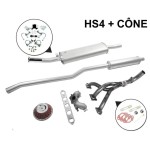 S2F2 - Kit Échappement Stage 1 RC40 Freeflow avec Sortie