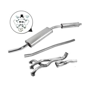 L2B - Ligne d'échappement RC40 LCB - Sortie latérale Ø50