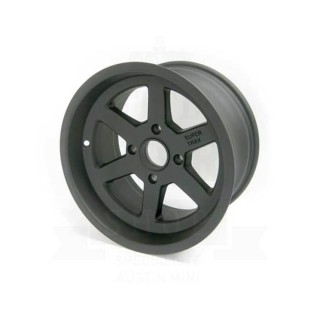 7x13 - Jante Supertrax - Noir mat  voiture ancienne anglaise