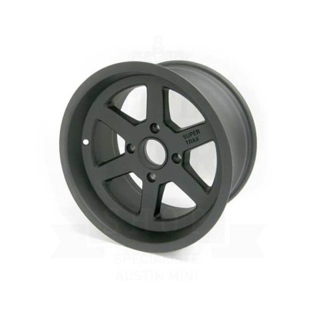 7x13 - Jante Supertrax - Noir mat  voiture ancienne anglaise