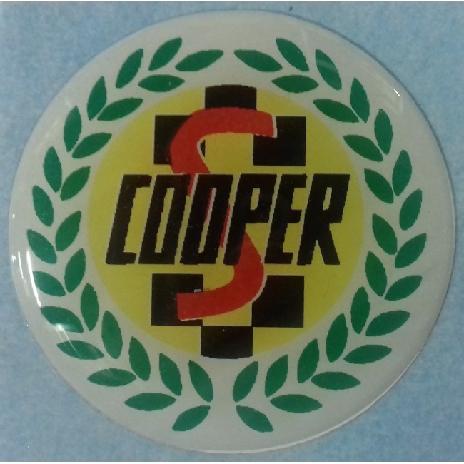 Autocollant rond Cooper S (42mm)-Austin Mini