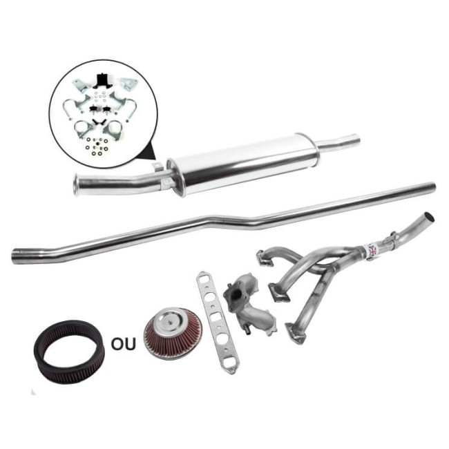 S1LI2C - Kit Stage 1 Freeflow INOX - Sortie Centrale Ø65