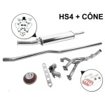 S1LI2C - Kit Stage 1 Freeflow INOX - Sortie Centrale Ø65
