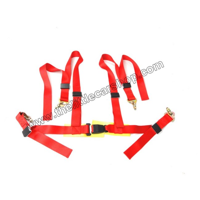 Harnais 4 points ''route'' rouge-Austin Mini