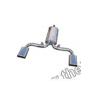 Silencieux INOX Double Sortie Droite et Gauche OVAL-Austin Mini