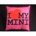 Coussin I love My Mini - Carré-austin-mini