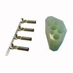 Fiche de connection bouton avec cosses-Austin Mini