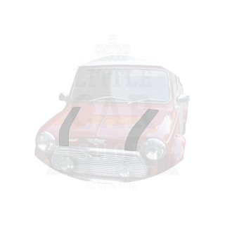 Bande de capot avant (la paire): gris - Austin Mini-Austin Mini