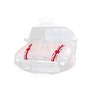 Bande de capot avant (la paire): union jack - Austin