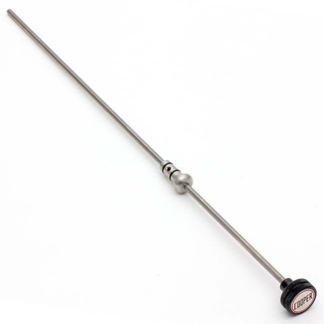 Jauge à niveau d'huile Cooper - moleté noir / rouge-Austin Mini