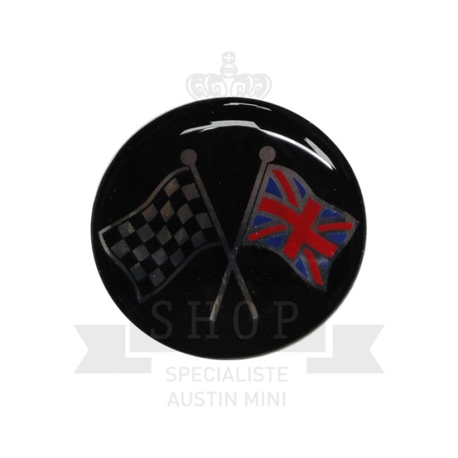 Autocollant rond Révolite (42mm) - Austin Mini-Austin Mini