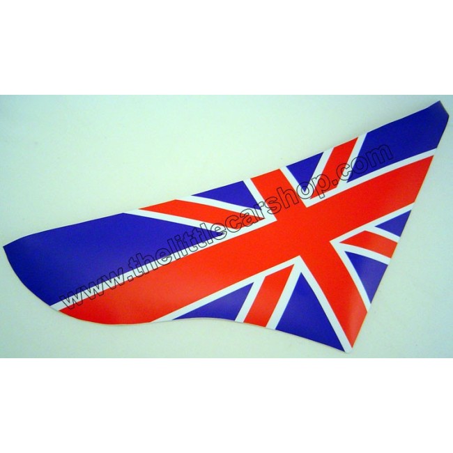 Drapeau anglais de triangle rouge bleu - Austin Mini-Austin Mini