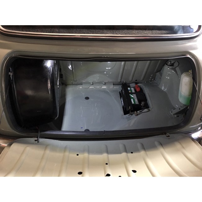 Intérieur de coffre rigide avec bandeau simili - bleu-Austin